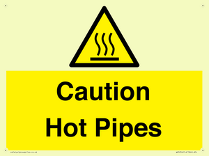 Caution Hot Pipes